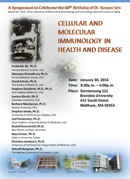 Cellular and Molecular Immunology in Health and Disease