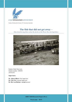 Herring Stories – As Told by the Fishers