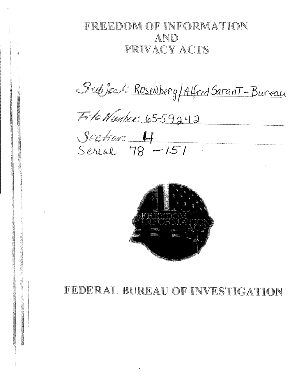 ALFRED SARANT, ESP Ho AREURTEL a JULY TUENTYSIX LAST, REQUESTING 92TEU%;�;� I 1� .� PHONE LISTING$¢ JULIUS� OSENBERG-S RESIDENCE PHONE NO