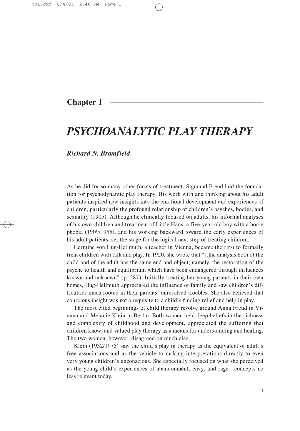 dissertation ideas for play therapy