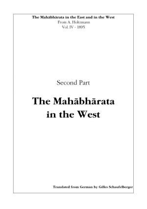 The Mahæbhærata in the West