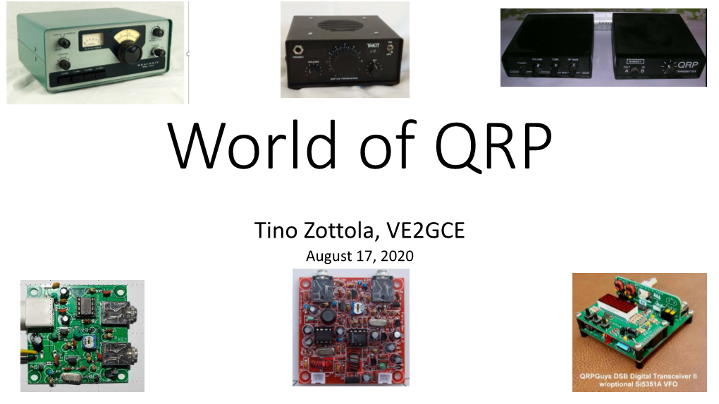 World of QRP