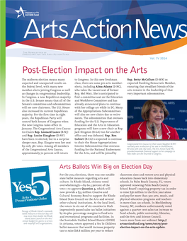 Post-Election Impact on the Arts the Midterm Election Means Many to Congress