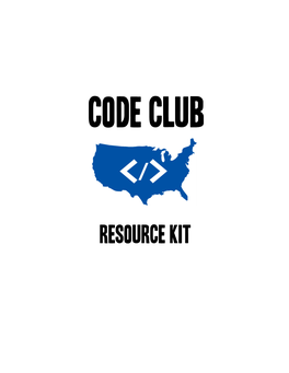 Code Club Resource