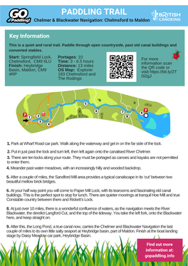 Chelmer & Blackwater Navigation: Chelmsford to Maldon