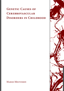 Genetic Causes of Cerebrovascular Disorders in Childhood