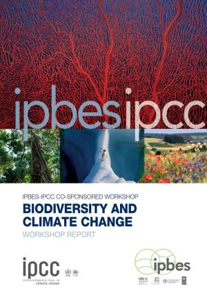 Biodiversity and Climate Change Workshop Report Ipbes-Ipcc Co-Sponsored Worshop Report on Biodiversity and Climate Change