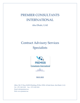 Contract Advisory Services Specialists