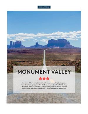 MONUMENT VALLEY ★★★ Monument Valley Is a Mystical, Mythical, Unique and Unforgettable Place