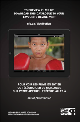 To Preview Films Or Download This Catalogue to Your Favourite Device, Visit