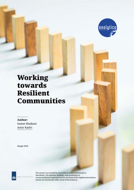 Working Towards Resilient Communities