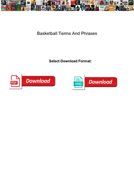 Basketball Terms and Phrases