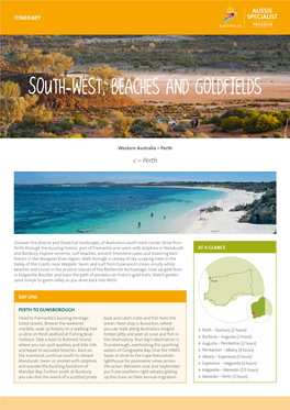 8 Days South-West, Beaches and Goldfields