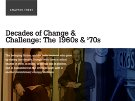 Chapter 3 Decades of Change and Challenge 1960S And