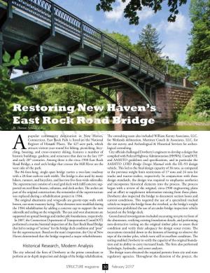 Restoring New Haven's East Rock Road Bridge