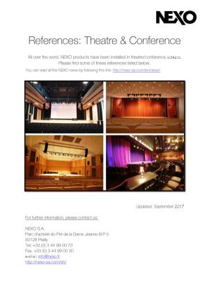 References-Theatres-And-Conferences-V1.3.Pdf
