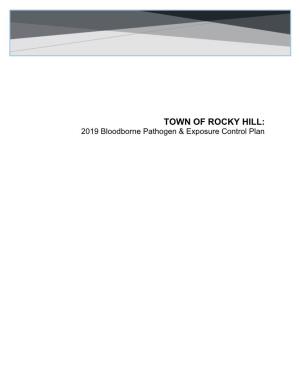 Bloodborne Pathogen Exposure Control Plan, Town of Rocky Hill (Rev