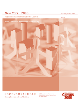 New York: 2000 Population and Housing Unit
