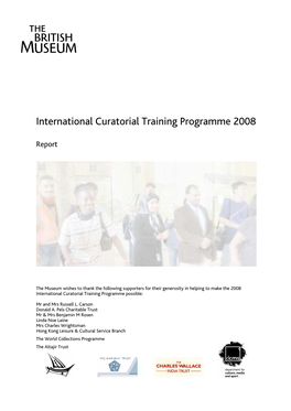 International Curatorial Training Programme 2008