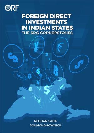 Foreign Direct Investments in Indian States the Sdg Cornerstones