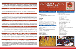2009 Arby's Classic Media Guide