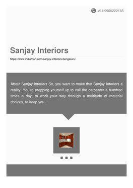 Sanjay Interiors