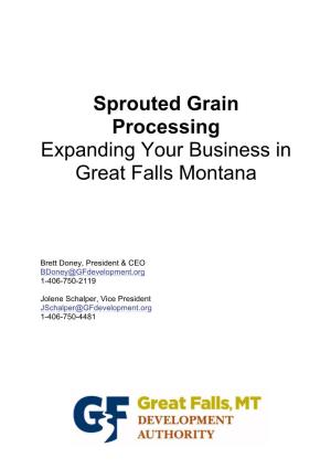 Sprouted Grain Processing Expanding Your Business in Great Falls Montana
