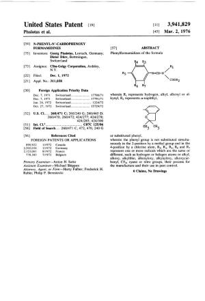 United States Patent (19) 11 3,941,829 Pissiotas Et Al