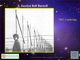 S. Jocelyn Bell Burnell