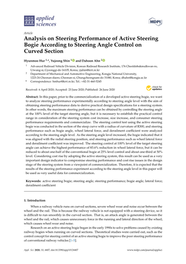 Analysis on Steering Performance of Active Steering Bogie According to Steering Angle Control on Curved Section