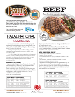 Halal Sales Sheet