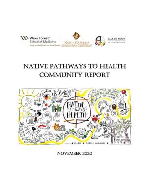 Native Pathways to Health Community Report