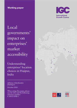 Local Governments' Impact on Enterprises' Market Accessibility