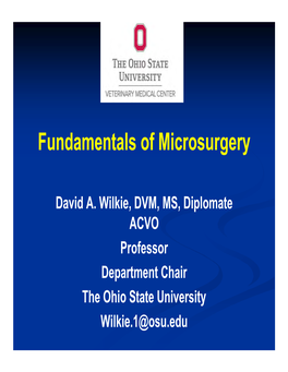 Microsurgery