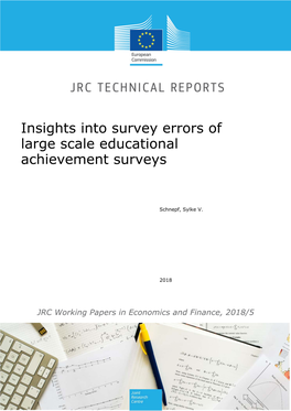 Insights Into Survey Errors of Large Scale Educational Achievement Surveys