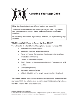 Adopting Your Step-Child