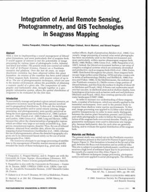 Integration of Aerial Remote Sensing,Photogrammetry, and GIS Technologies in Seagrass Mapping