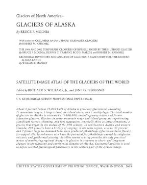 GLACIERS of ALASKA by BRUCE F