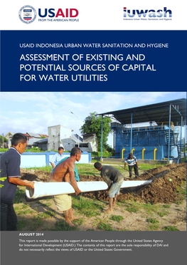 Assessment of Existing and Potential Sources of Capital for Water Utilities