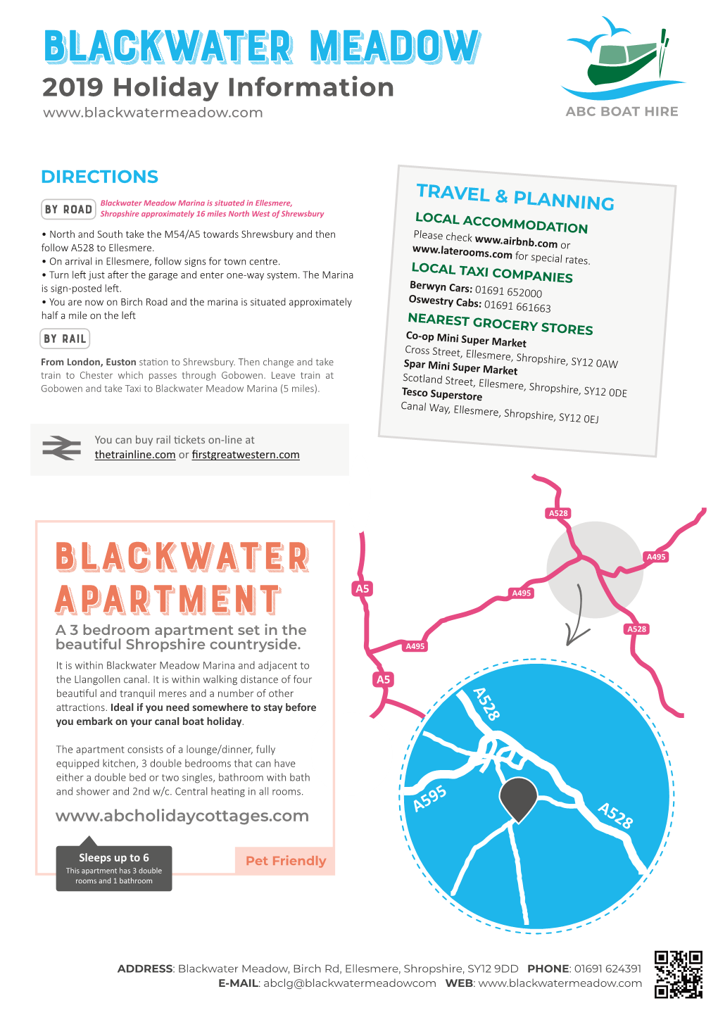 Blackwater Meadow 2019 Holiday Information ABC BOAT HIRE