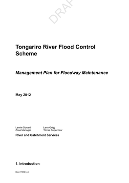 Flood Control Scheme 2012