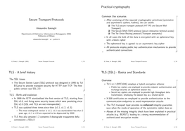 Secure Transport Protocols