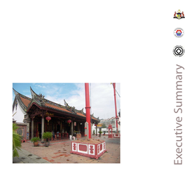 Executive Summary Outstanding Universal Value Explanation : "Historic Cities of the Straits of Malacca