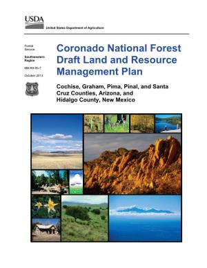 Coronado National Forest Draft Land and Resource Management Plan I Contents