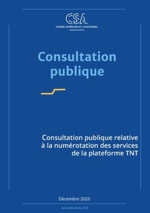 Consultation Publique Numérotation