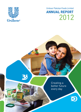 Unilever Pakistan Foods Limited ANNUAL REPORT 2012
