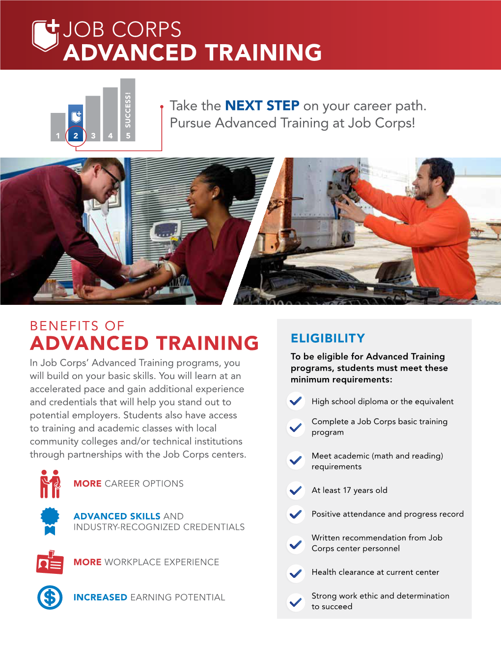 Job Corps Advanced Training