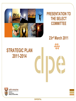 Department of Public Enterprises Strategic Plan Presentation