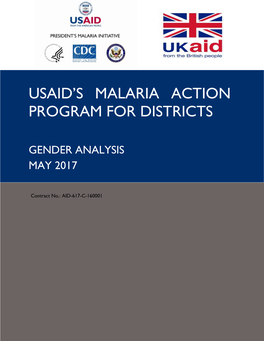 Usaid's Malaria Action Program for Districts