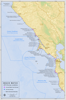 Greater Farallones Cordell Bank Monterey Bay BEACH WATCH